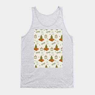 Pattern with cozy home interior Tank Top